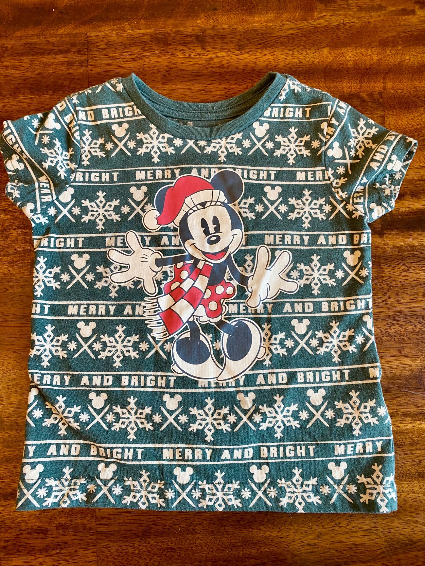 4T Disney Minnie Mouse Christmas shirt , Kids 4/4T