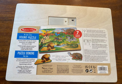 Melissa & Doug At the Zoo Sound Puzzle