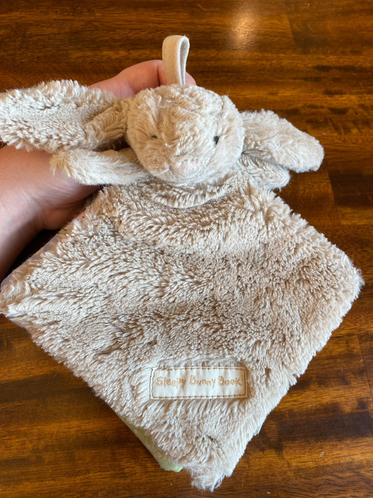 Jellycat Sleepy Bunny Soft Book