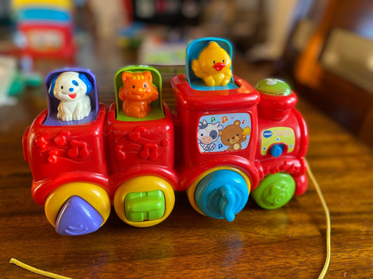 Vtech Roll & Surprise Animal Train with sounds