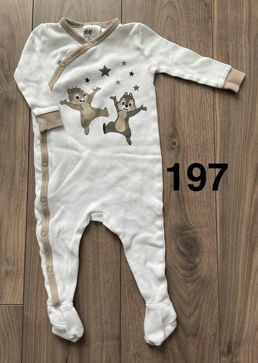Chip and Dale Sleeper 4-6 Months , Kids 6 Month (3-6M)