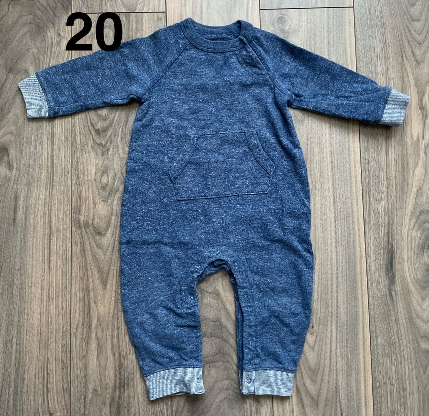 Baby Boy Blue Romper 12-18 Months, Kids 18 Month (12-18M)