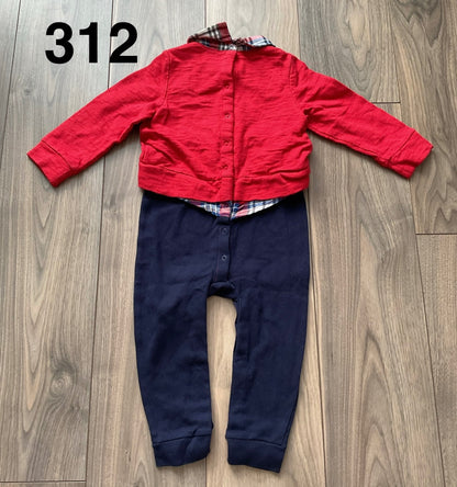 Boys One Piece Dressy Baby Gap Outfit 18-24 Months, Kids 24 Month (18-24M)