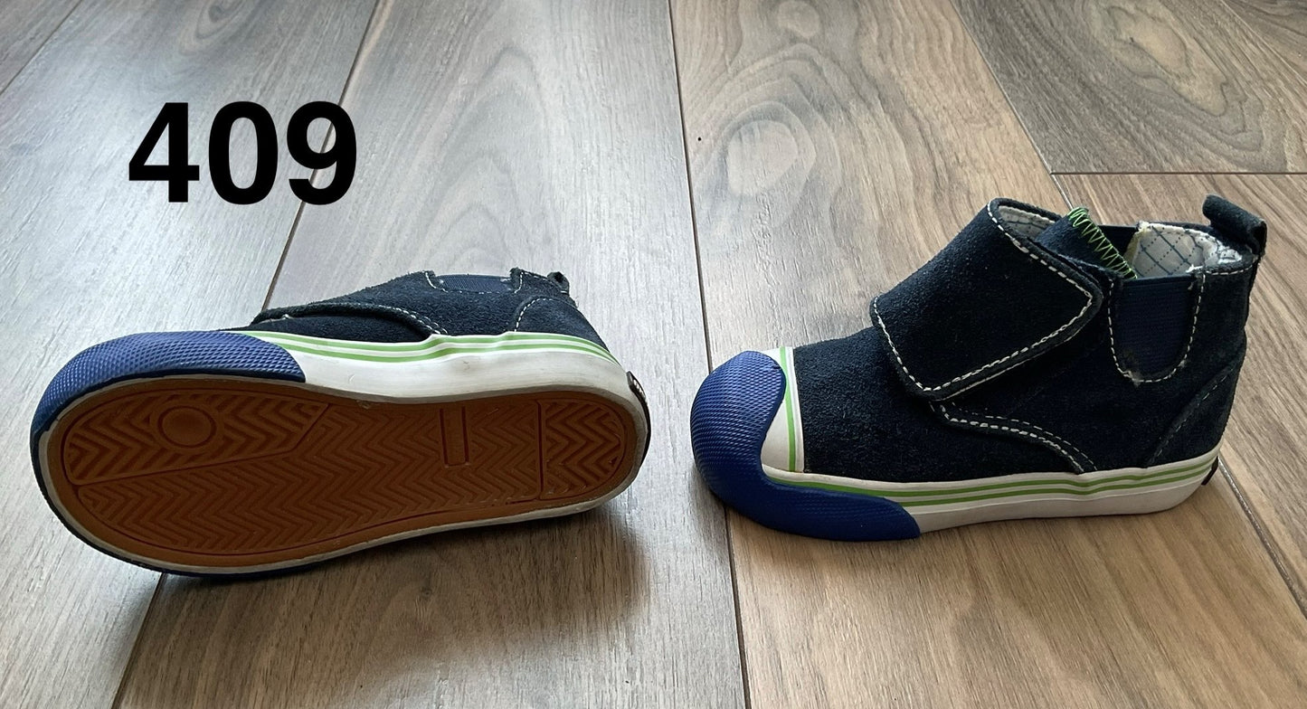 Navy Blue Ankle Shoes, Shoes 7 (Walkers:12-24 mth)