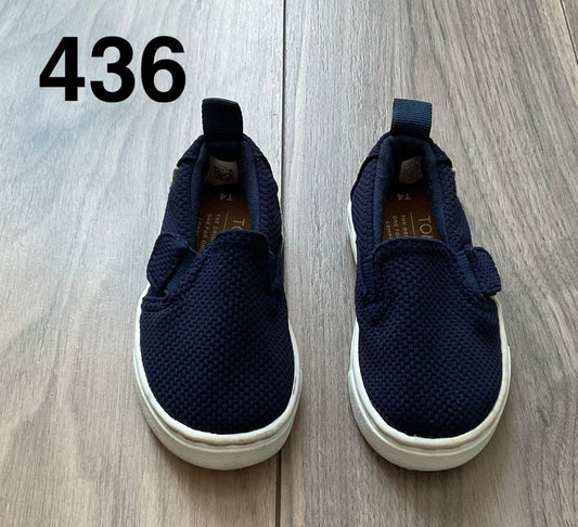 Toms Navy Blue Loafers Size 4, Shoes 4 (Baby: 0-12 mth)