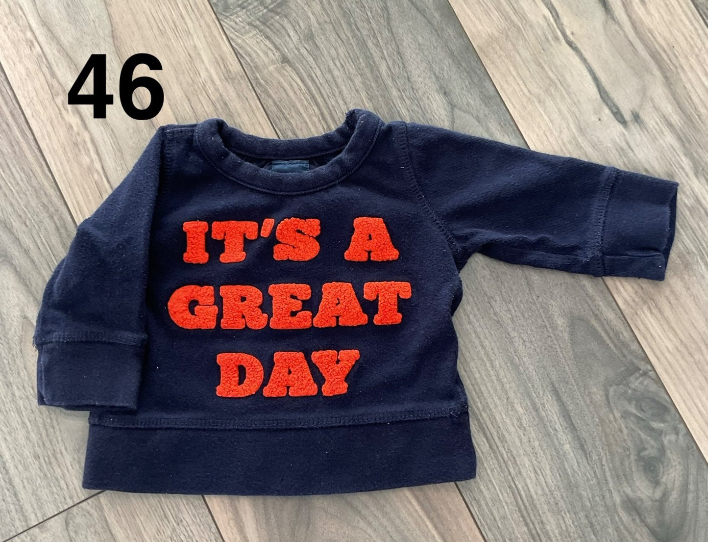 Baby Boy It’s A Great Day Sweatshirt 6-12 Months, Kids 9 Month (6-9M)