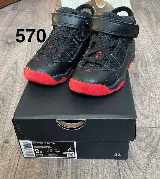 Jordan 6 Ring Size 9, Shoes 9 (Toddler:2-4yr)