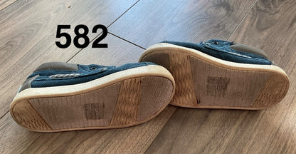 Tom’s Hightop Casual Sneaker Navy Blue Size 8, Shoes 8 (Toddler:2-4yr)