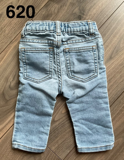 Baby Boy Light Blue Gap Jeans 3-6 Months, Kids 6 Month (3-6M)