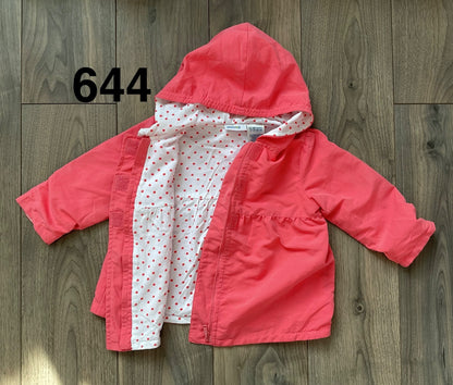 Pink Jacket, White and Blue Checkered Summer Shirts 24 Months, Kids 24 Month (18-24M)