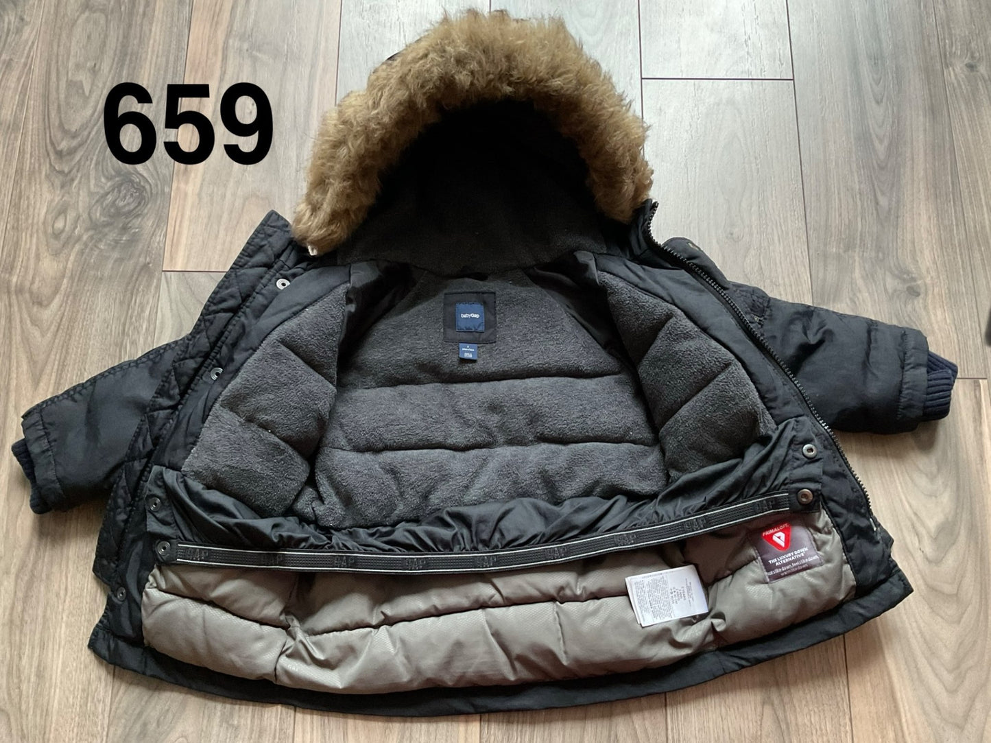 Black Winter Parka  Size 2, Kids 2T