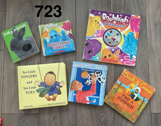 Assortment of Baby Board Books 6pk