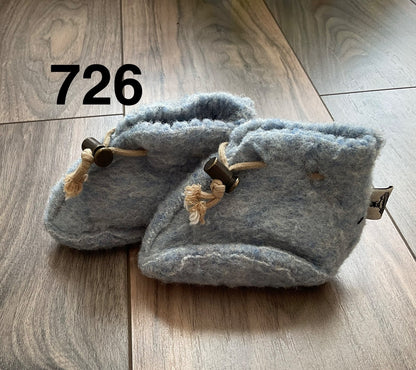 Wool Booties, Shoes 1 (Baby: 0-12 mth)