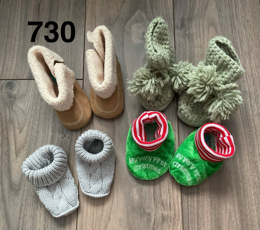 Baby Slippers and Booties, Shoes 2 (Baby: 0-12 mth)