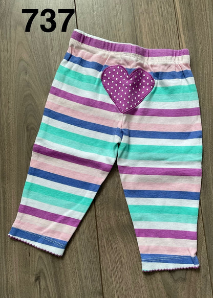 Baby Girl Pants and Snoopy Onesie, Kids 6 Month (3-6M)