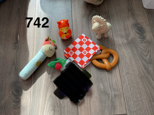 Baby Toys-Teethers, Squeaker, Bobble Toy
