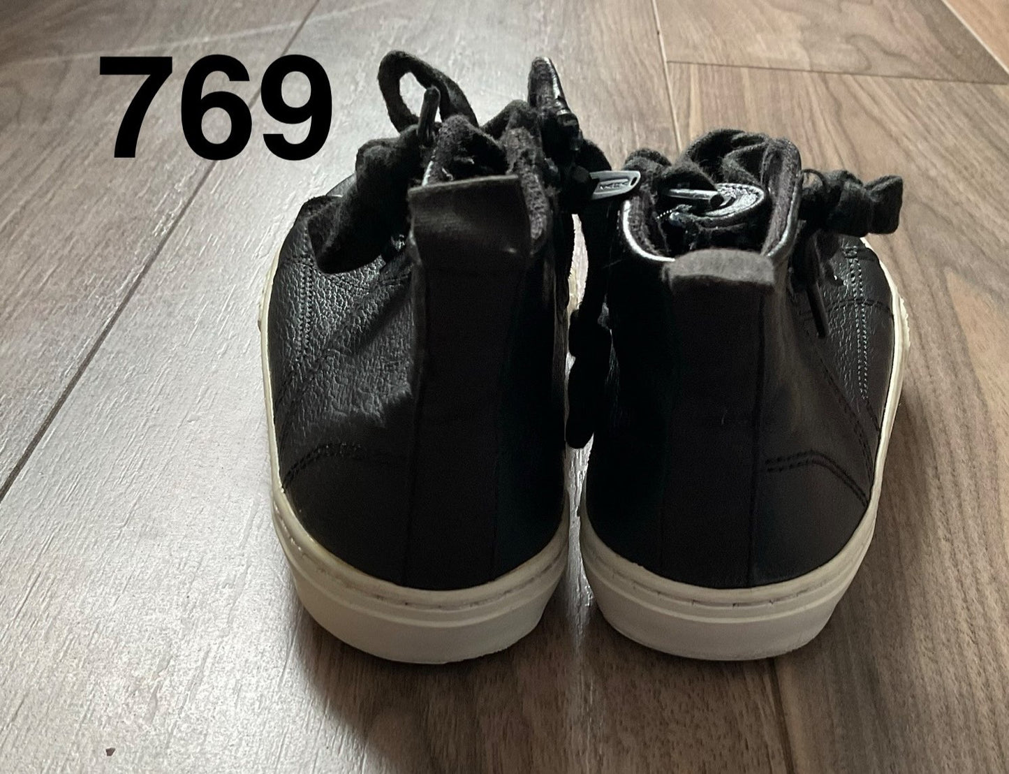 Boys Leather Hightops, Zara Size 25 (8.5/9), Shoes 8.5 (Toddler:2-4yr)