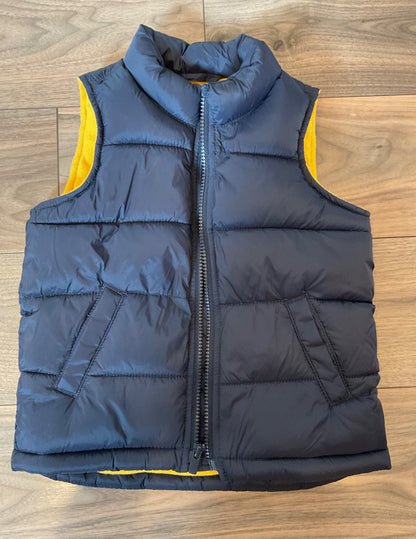 Boys Flannel Shirt with Puffy Vest, Kids 4/4T