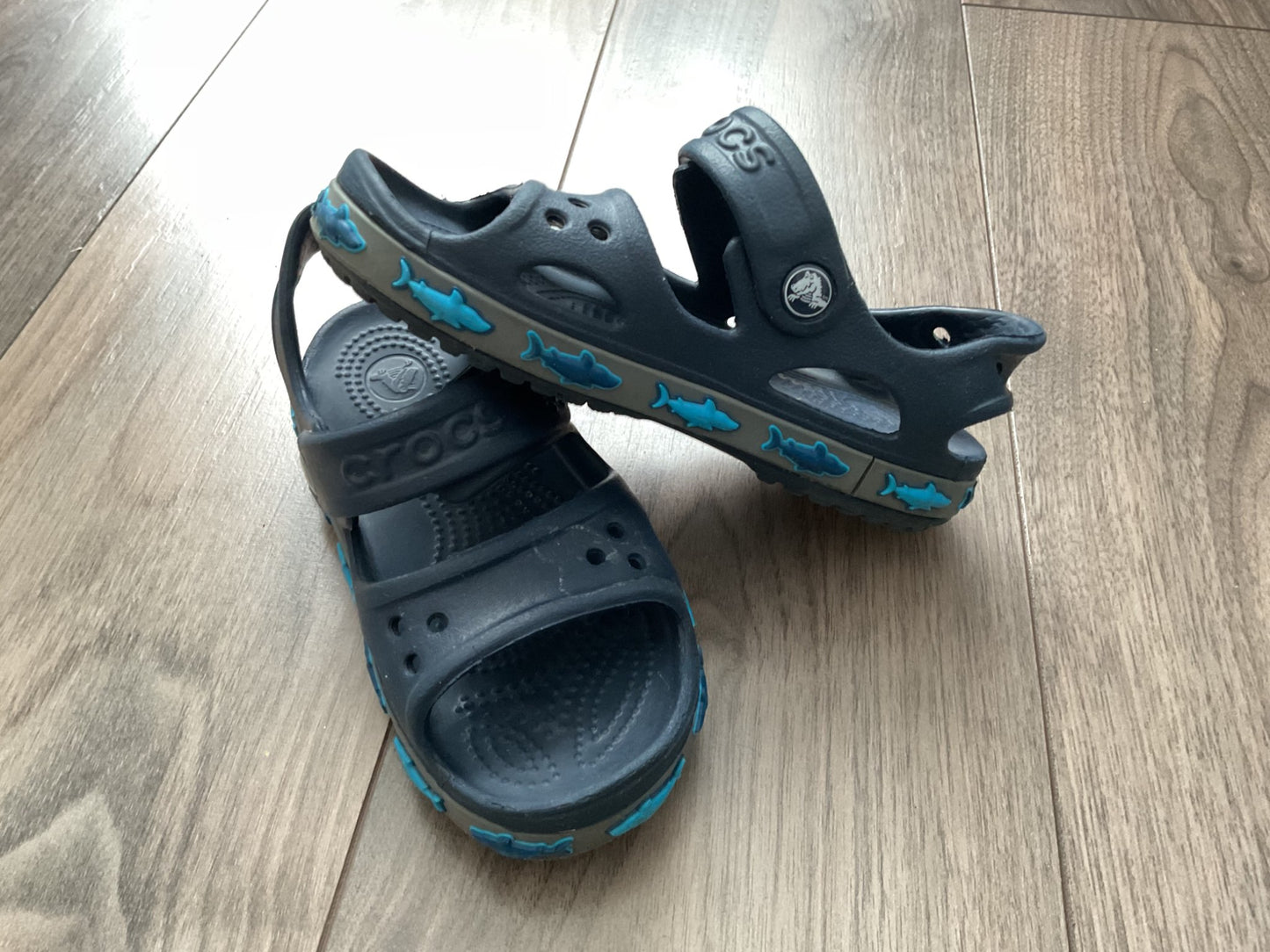 Crocs Sandals Blue Size 10, Shoes 10 (Toddler:2-4yr)