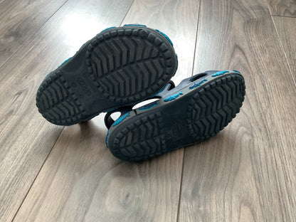 Crocs Sandals Blue Size 10, Shoes 10 (Toddler:2-4yr)
