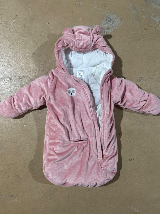 EUC Infant (0-6 Months) Fleece Bunting Suit, Kids 6 Month (3-6M)