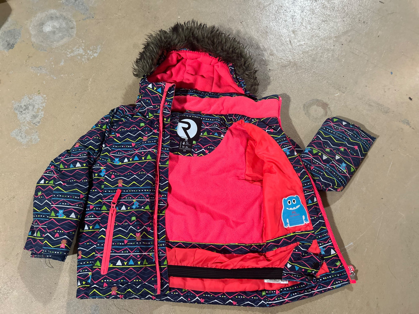 VGUC Toddler (5T) Ripzone Winter Jacket; Retails: $84.00, Kids 5/5T (extra small)
