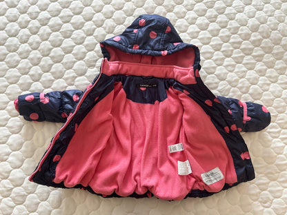 Infant (6-12 Months) Winter Jacket with Fold Over Mitts, Kids 9 Month (6-9M)