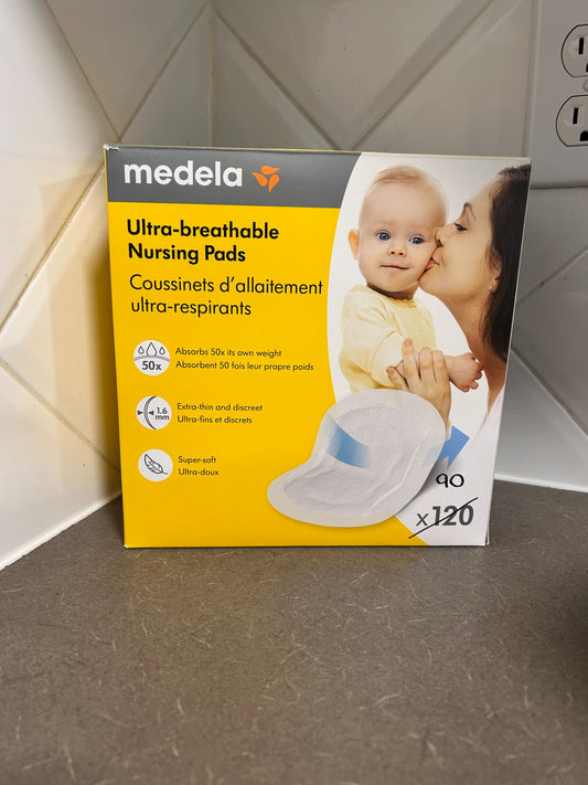 Medela "Ultra-Breathable Nursing Pads" (90 Count)