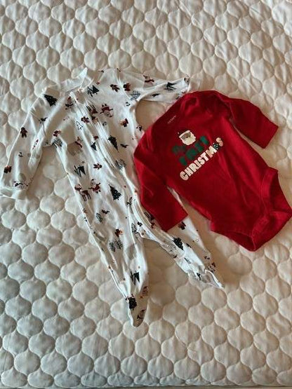BNWOT "My First Christmas" Infant (0-3 Months) Bundle, Kids 3 Month (0-3M)