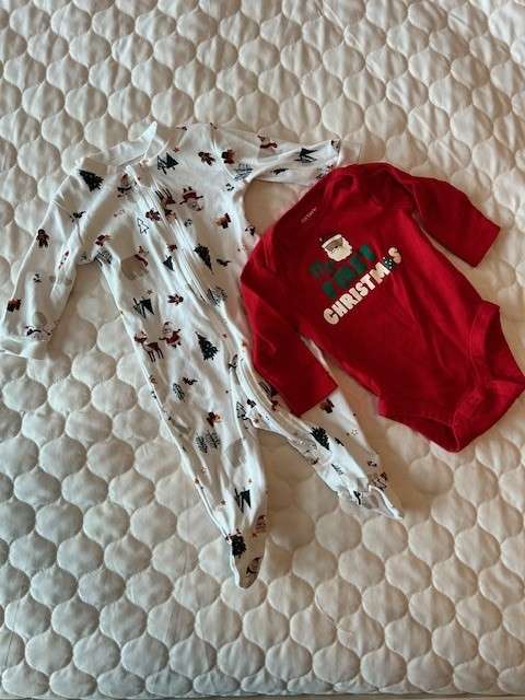 BNWOT "My First Christmas" Infant (0-3 Months) Bundle, Kids 3 Month (0-3M)