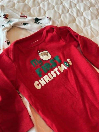 BNWOT "My First Christmas" Infant (0-3 Months) Bundle, Kids 3 Month (0-3M)