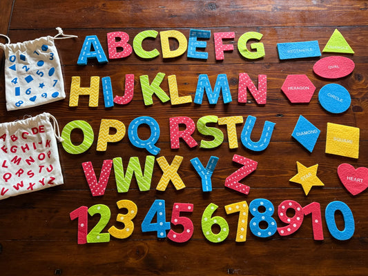 Felt Alphabet, Numbers & Shapes
