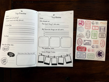 NEW Travel Journals + Watercolour Paint Activity