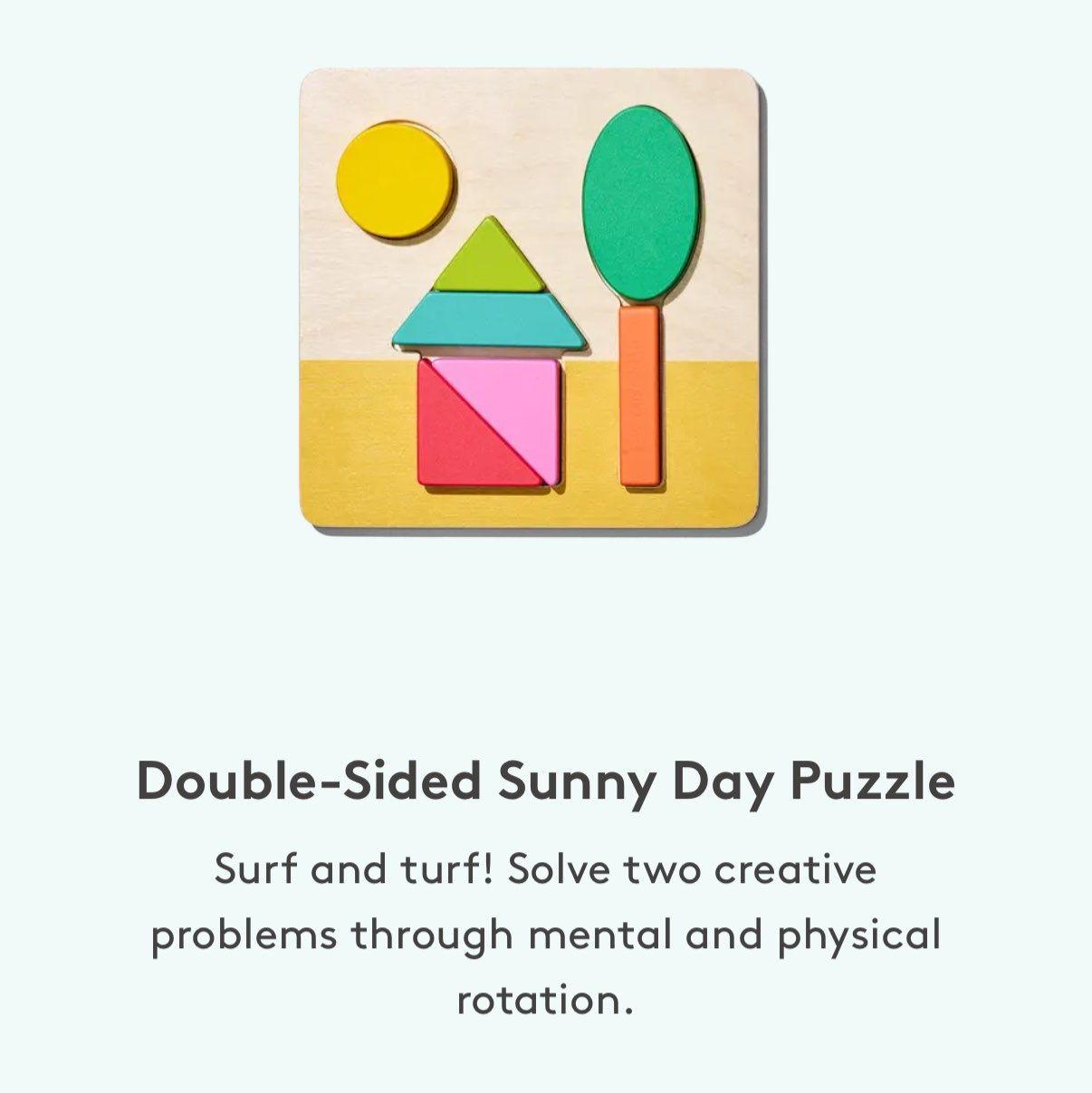 Lovevery Double Sided Puzzle