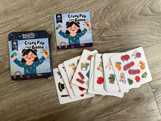 NEW Crazy Flip Card Game
