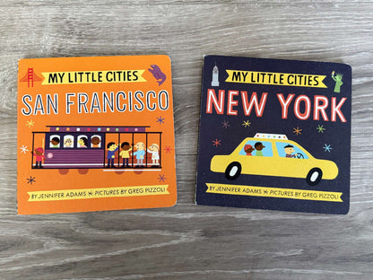 My Little Cities books; MSRP $14.99 each