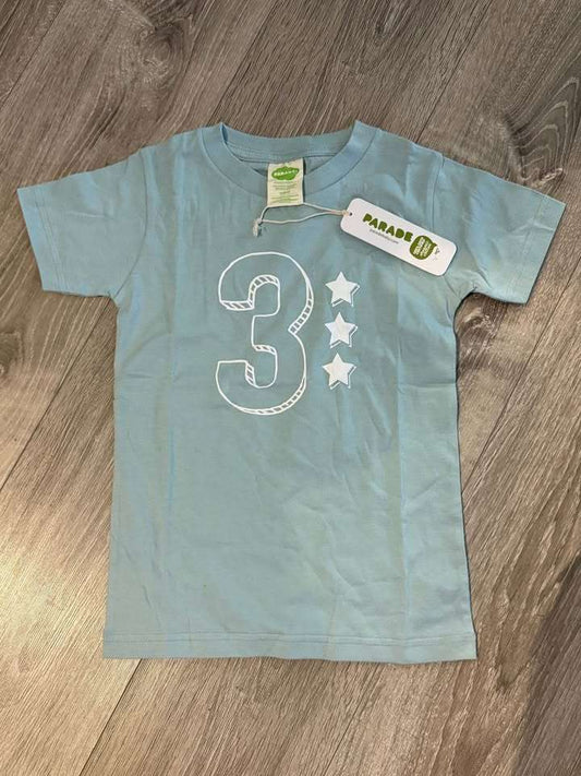 NEW Parade Organics birthday shirt, size *4T*, Kids 4/4T