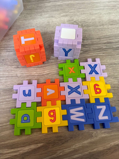 Interlocking Alphabet tiles
