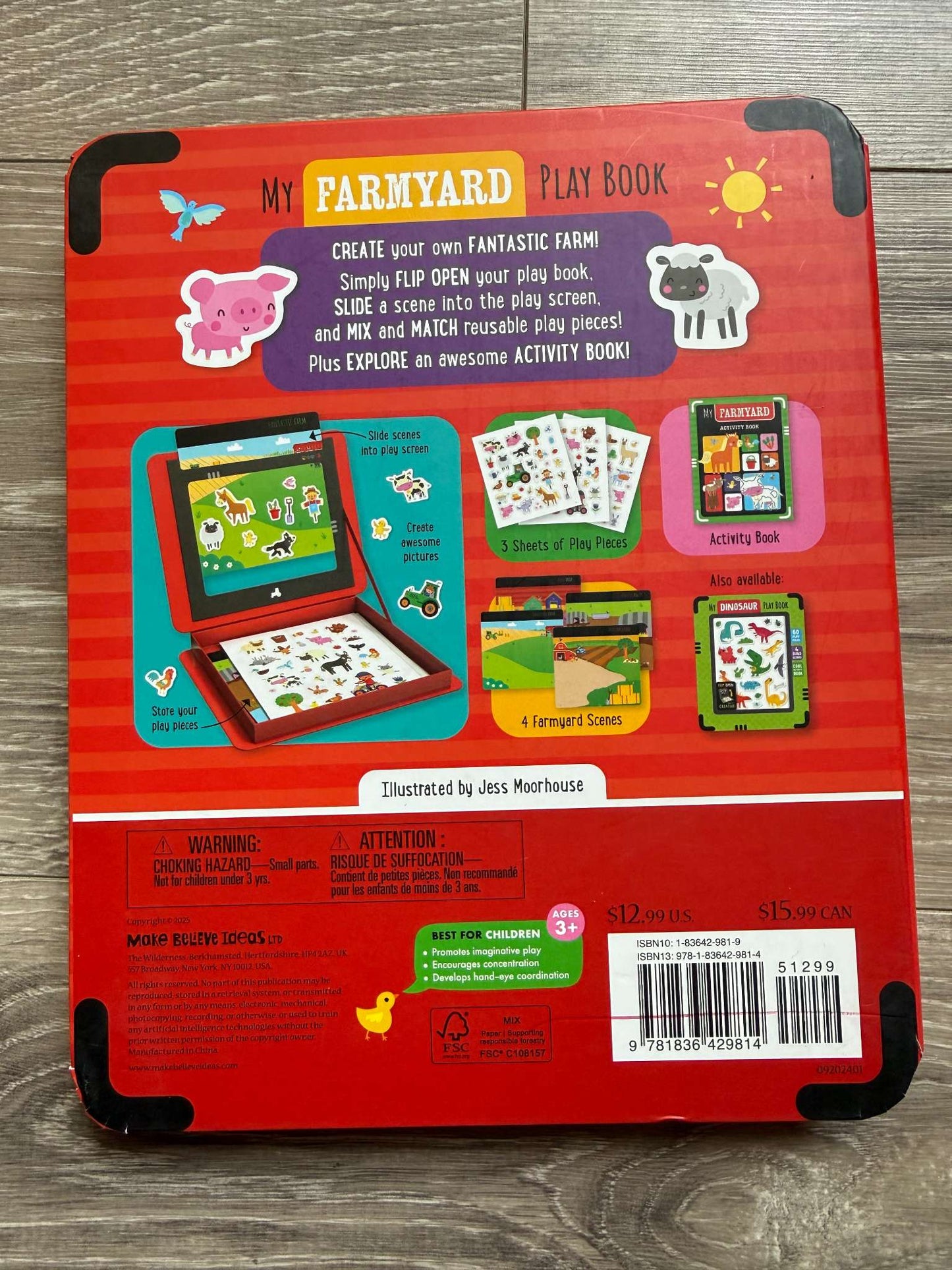 NEW My Farmyard Play Book