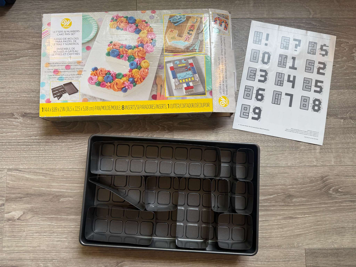 Number Birthday Cake pan; MSRP $44.99