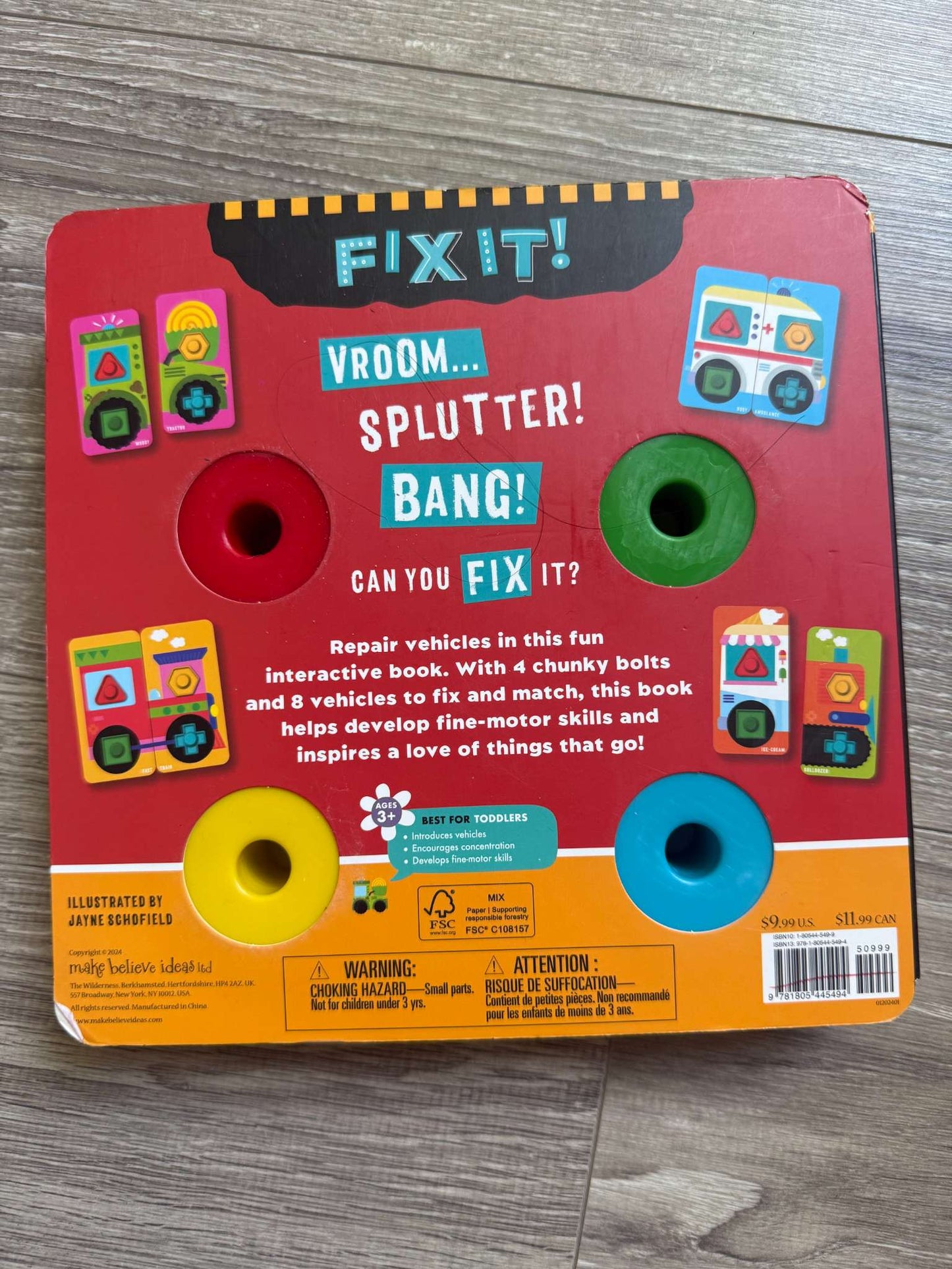 Fix it! Mix and Match Trucks book