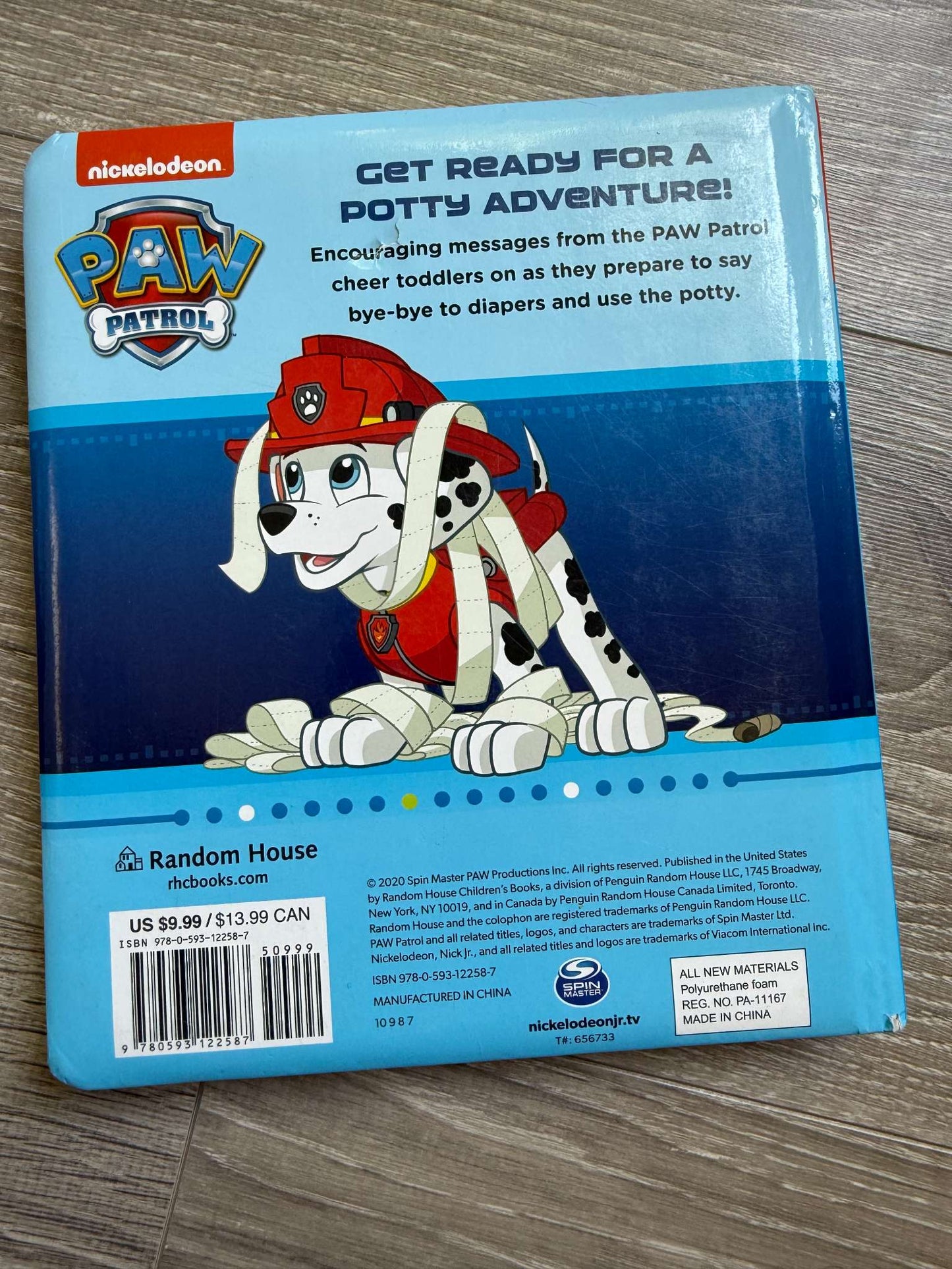 Potty Patrol - Paw Patrol book