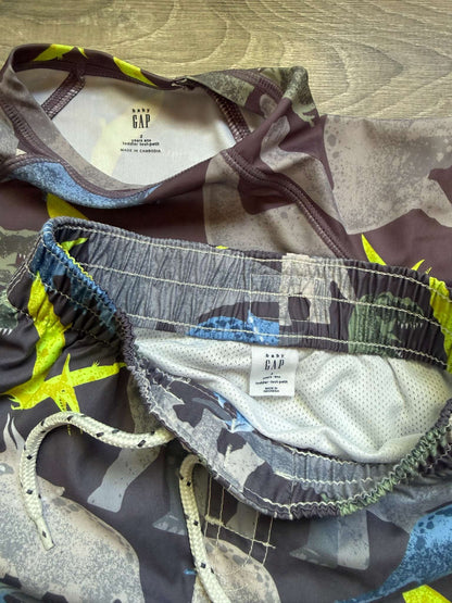 Baby Gap Swim Suit + Rash Guard 2T, Kids 2T