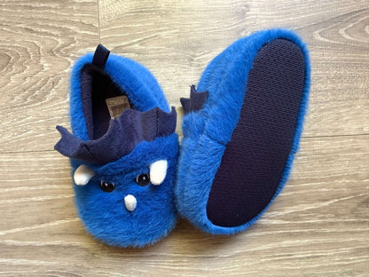 Dinosaur Slippers size 7/8, Shoes 7 (Walkers:12-24 mth)