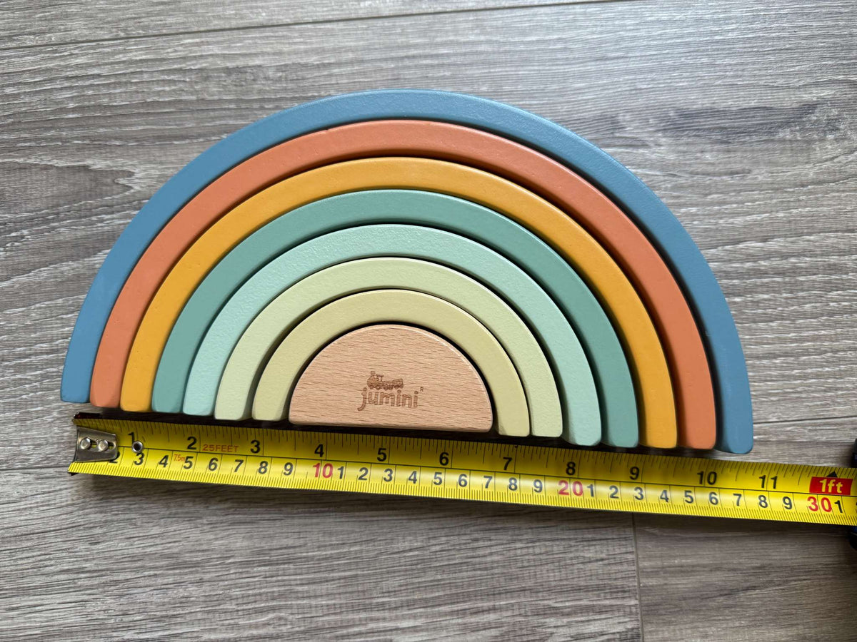 Wooden Rainbow stacking toy