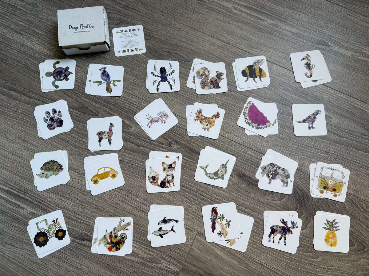Oxeye Floral (Calgary small shop) Memory Game - set 1 of 2; MSRP $25