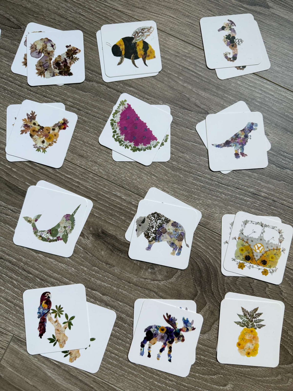 Oxeye Floral (Calgary small shop) Memory Game - set 1 of 2; MSRP $25