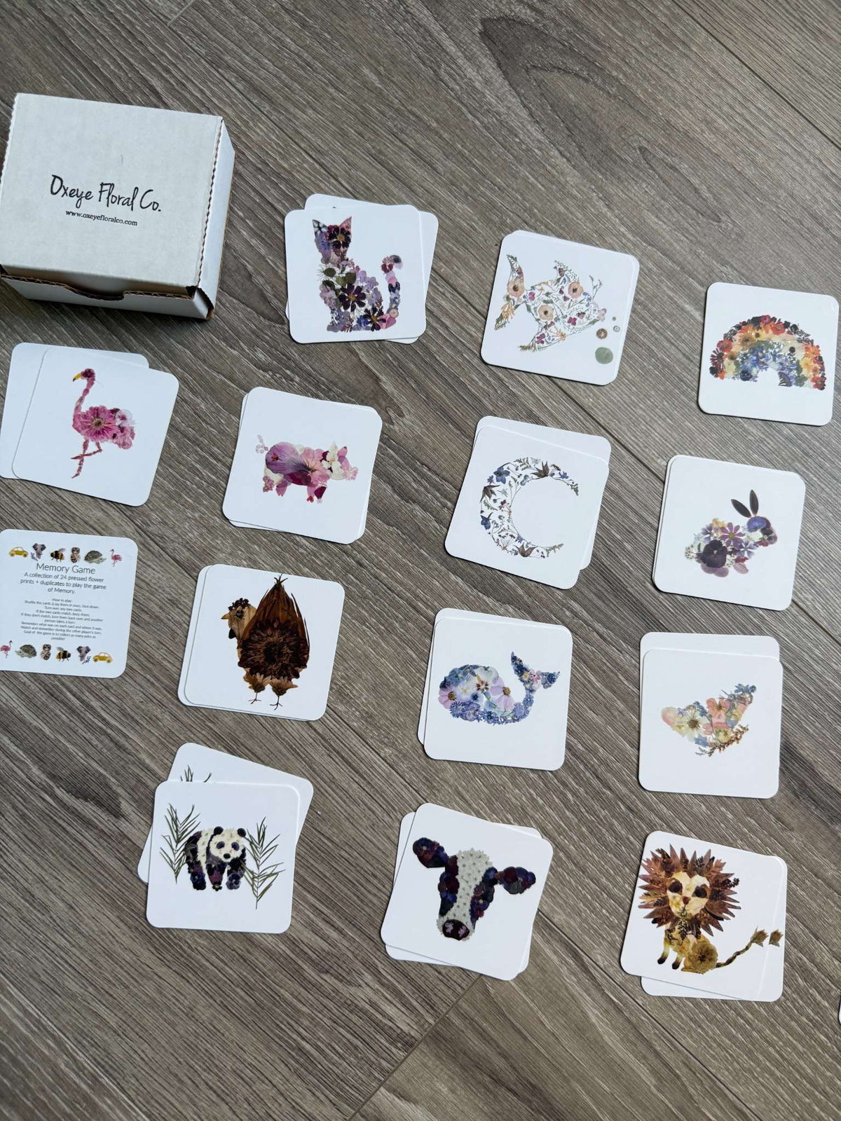 Oxeye Floral (Calgary small shop) Memory Game - set 2 of 2; MSRP $25