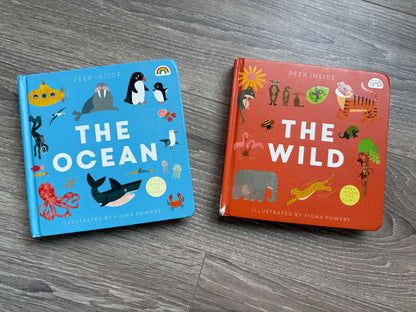 Peek Inside - chunky flap books