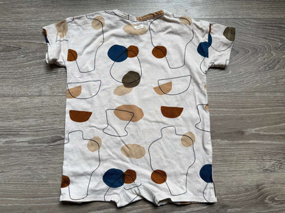 Organic Zoo terrazzo romper size 1-2y; MSRP $60+, Kids 18 Month (12-18M)